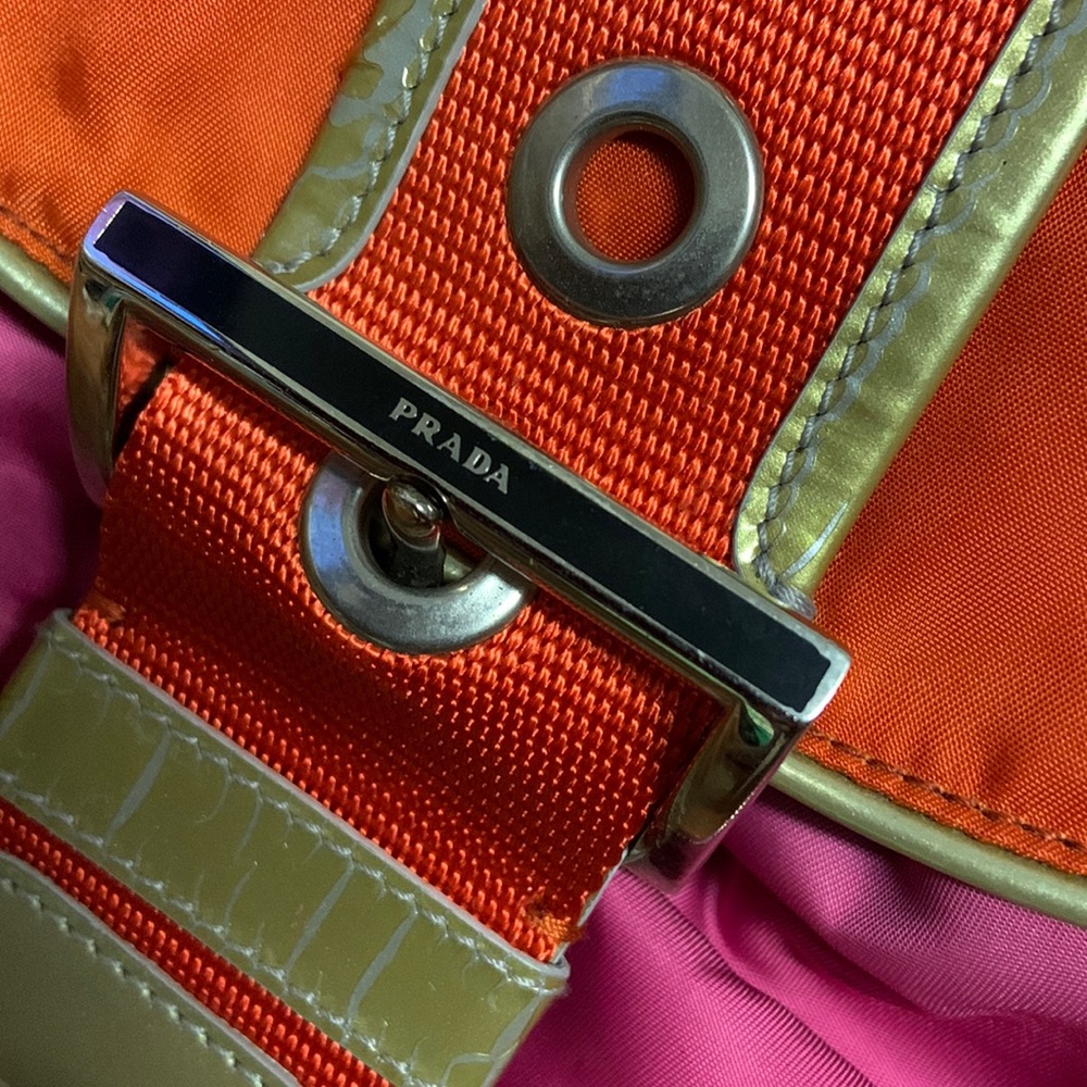 Authentic Rare Prada Nylon Backpack - image 6